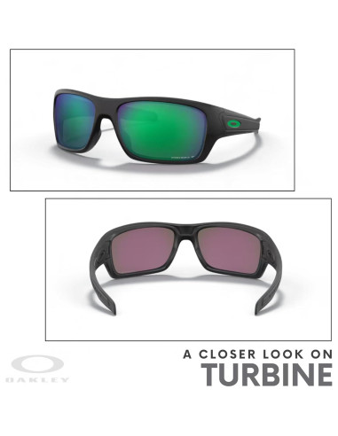 Gafas de sol Oakley Turbine para hombres + correa + kit