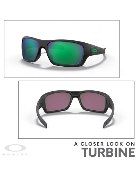 Gafas de sol Oakley Turbine para hombres + correa + kit