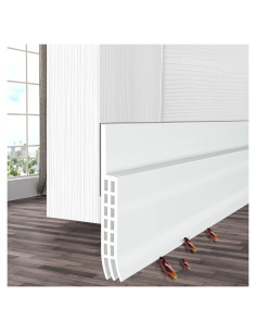 Tapón de Draft para Puerta Ohuhu 100 cm x 8.5 cm Blanco