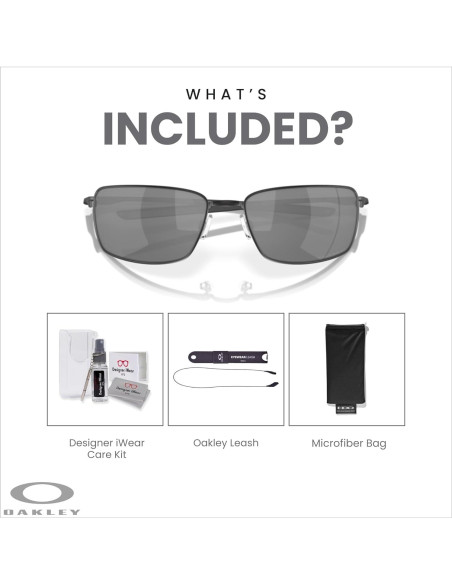 Gafas de sol Oakley Square Wire + Correa + Kit de cuidado Gafas de sol Oakley Square Wire + Correa + Kit de cuidado