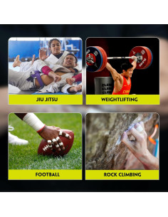 Cinta para Dedos EAGLES 6 Paquete 1.27 cm x 13.72 m Blanca 2