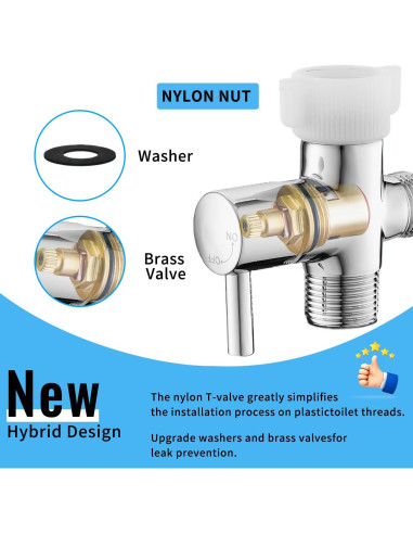 Rociador de Bidet de Mano ZEDAOTC Acero Inoxidable 2 Piezas