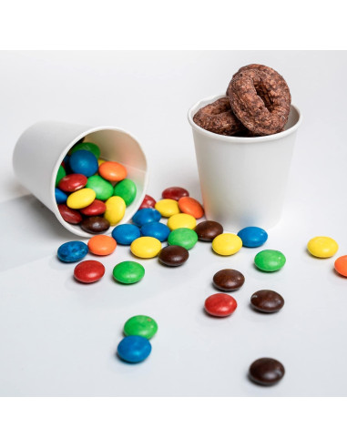 Vasos de papel desechables 3 oz METAPRINT - 300 unidades