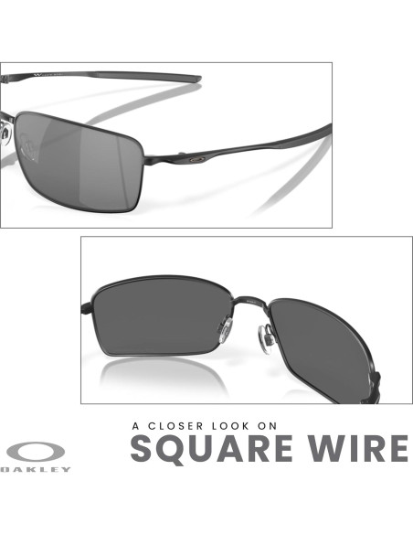 Gafas de sol Oakley Square Wire + Correa + Kit de cuidado Gafas de sol Oakley Square Wire + Correa + Kit de cuidado