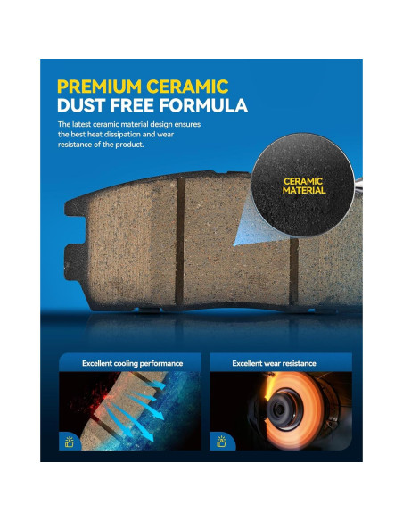 Pastillas de Freno Cerámicas PHILTOP D1313 para Kia y Hyundai