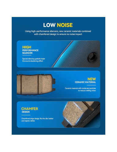 Pastillas de Freno Cerámicas PHILTOP D1313 para Kia y Hyundai