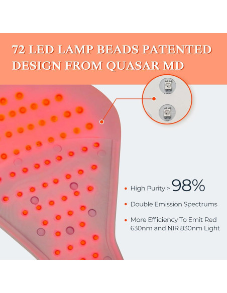 Guante de Terapia de Luz LED QUASAR MD para Cuidado de Manos