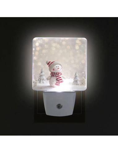 Juego de 2 luces nocturnas LED Pfrewn con sensor de movimiento