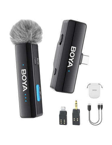 Micrófono Inalámbrico BOYA BOYALINK A1 con Cancelación de Ruido
