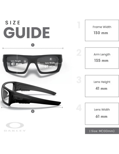 Gafas de sol Oakley SI Ballistic Det Cord OO9253 para hombres