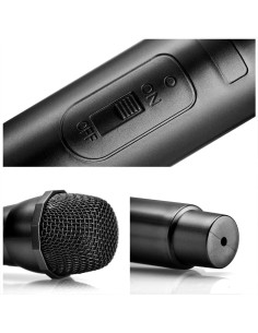 Accesorios de Micrófono Falso Facmogu 2 Piezas - Negro 2