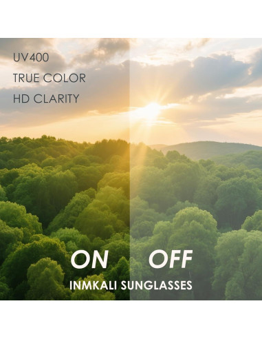 Gafas de Sol Deportivas INMKALI UV400 para Ciclismo y Más