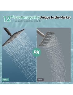 Cabezal de Ducha de Lluvia SR SUN RISE 30 cm Bronce Aceitado 2