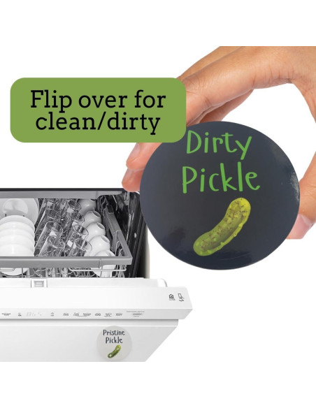 Imán de Lavavajillas Limpio Sucio Divertido Pretty Inappropriate