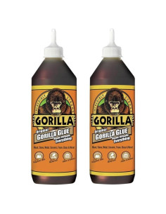 Pegamento Poliuretano Impermeable Gorilla 1.02L Marrón (Paquete de 2)