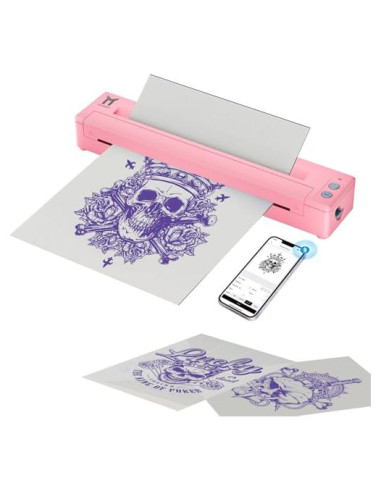 Impresora de Plantillas de Tatuaje TATOPRT P19 Inalámbrica