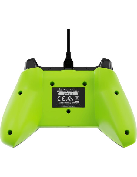 Controlador con Cable PDP para Xbox Series X|S y PC - Carbón Eléctrico Gris/Amarillo