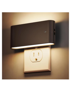 Luz Nocturna LED Briignite Regulable con Sensor de Luz 2 Unidades