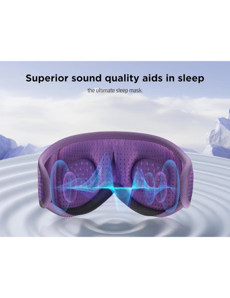 Auriculares para dormir LC-dolida Bluetooth con máscara 3D