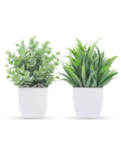 Plantas Artificiales en Maceta Der Rose - 2 Unidades 18 cm