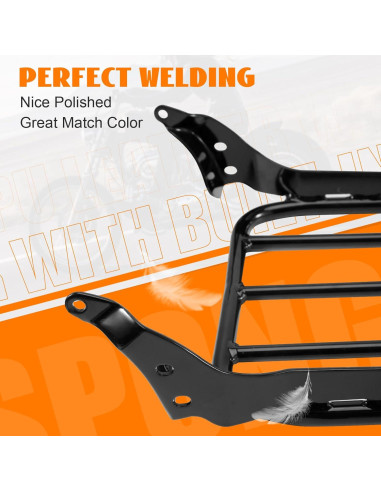 Portaequipajes Sissy Bar Eumti para Harley Softail 2018-2024