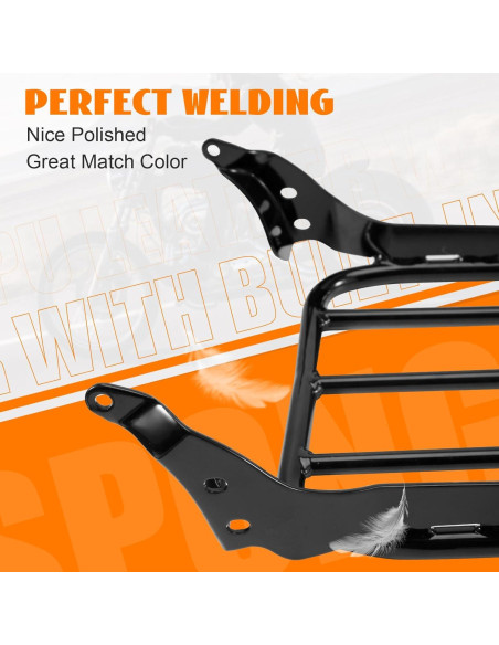 Portaequipajes Sissy Bar Eumti para Harley Softail 2018-2024