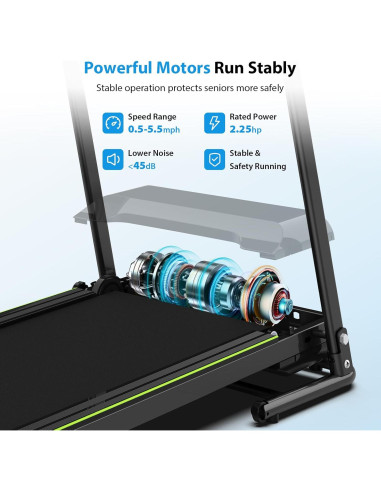 Cinta de Correr Plegable CIIHI C para Personas Mayores 136 kg