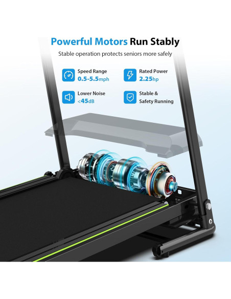 Cinta de Correr Plegable CIIHI C para Personas Mayores 136 kg