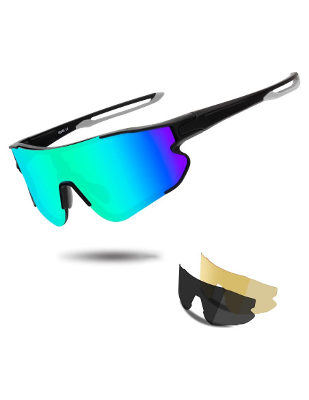 Gafas de sol OULAIQI 548 deportivas con 3 lentes intercambiables