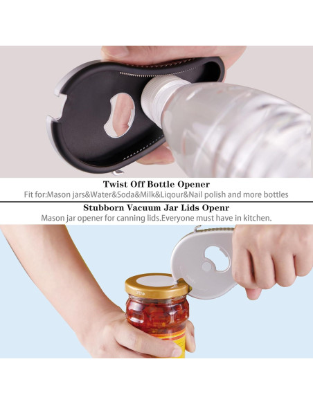 Abridor de Tarros y Botellas Uinxan Plata Multifuncional