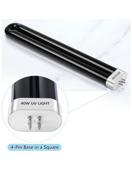 Bombillas UV de Reemplazo Kittmip para Zapper de Insectos 40W (2)