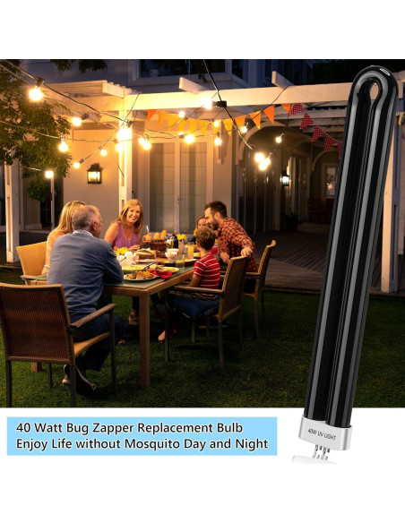 Bombillas UV de Reemplazo Kittmip para Zapper de Insectos 40W (2)