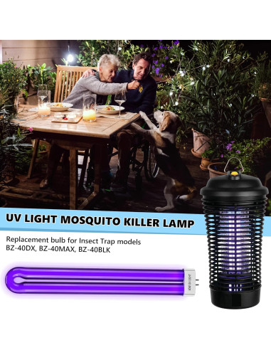 Bombillas UV de Reemplazo Kittmip para Zapper de Insectos 40W (2)