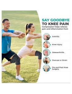 Fajas de Compresión para Rodilla Modvel - Paquete de 2, Alivio Dolor 2