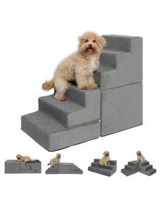 Escalera para Perros YUSING 6 Pasos Antideslizante 88.9x40.6cm
