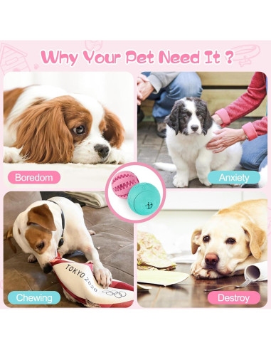 Juguetes de rompecabezas para perros HIPPIH - 2 piezas