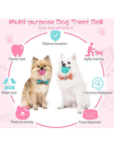 Juguetes de rompecabezas para perros HIPPIH - 2 piezas