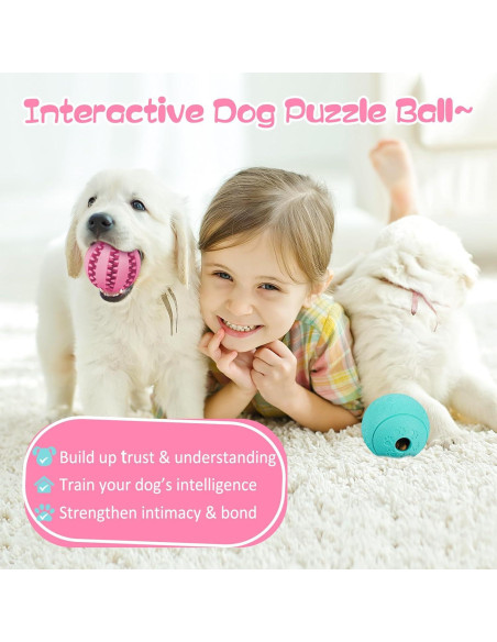 Juguetes de rompecabezas para perros HIPPIH - 2 piezas