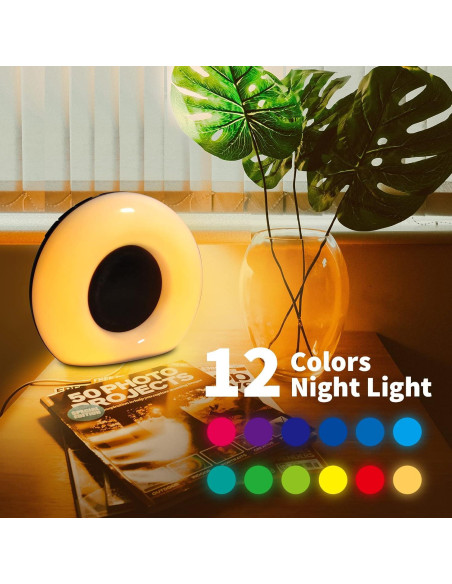 Máquina de Ruido Blanco DailyBody con 30 Sonidos y Luz Nocturna