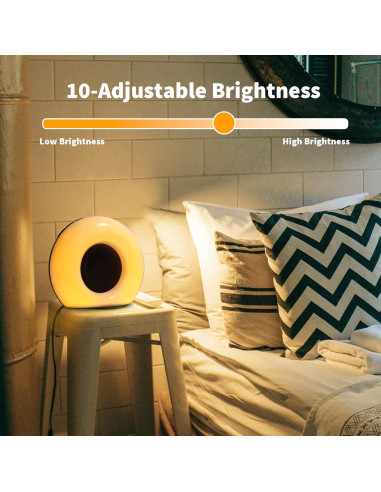 Máquina de Ruido Blanco DailyBody con 30 Sonidos y Luz Nocturna