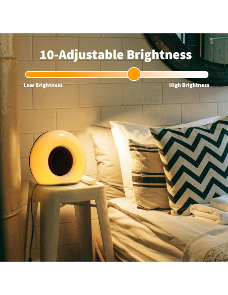 Máquina de Ruido Blanco DailyBody con 30 Sonidos y Luz Nocturna