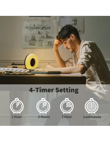 Máquina de Ruido Blanco DailyBody con 30 Sonidos y Luz Nocturna