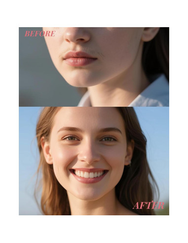 Tiras de Cera Facial OPOX 40 Piezas para Depilación Eficaz