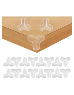 16 Protectores de Esquinas Transparentes YIIFELL para Bebés