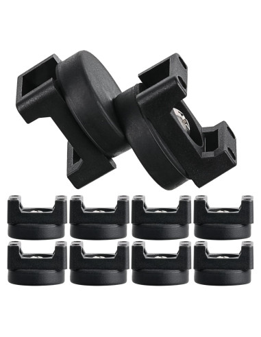 Soporte Magnético para Bridas Yookeer - 10 Piezas, 22 mm