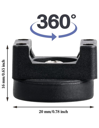 Soporte Magnético para Bridas Yookeer - 10 Piezas, 22 mm