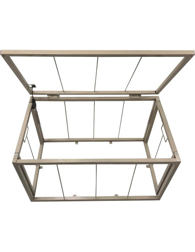 Baúl de Mimbre eHemco 76.2x44.5x44.5 cm Lavado Marrón