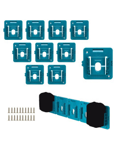 Soporte de Batería Makita 18V Montaje en Pared - Paquete de 10