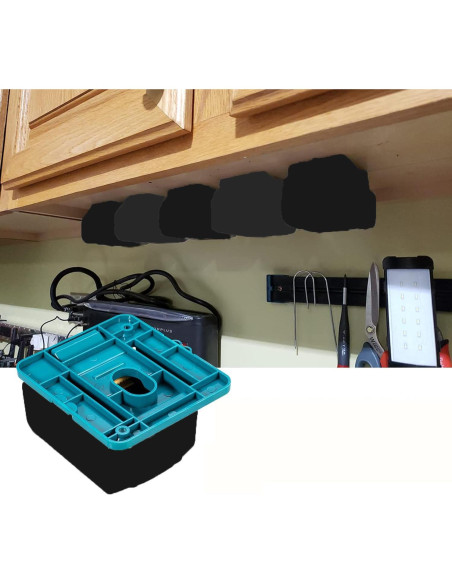Soporte de Batería Makita 18V Montaje en Pared - Paquete de 10