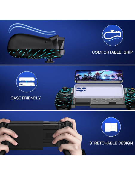 Controlador Inalámbrico para Juegos NinjaPlusOX - iPhone/Android